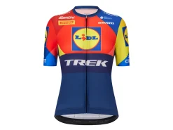 Online Trek Bikes Santini Lidl-Trek Women's Replica Race Jersey Dark Blue/Yellow