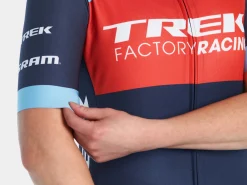 Outlet Trek Bikes Santini Trek Factory Racing Women's XC Team Replica Cycling Jersey Dark Blue/Azure