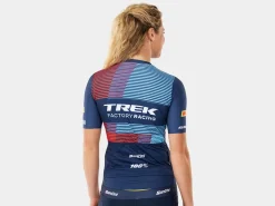 Discount Trek Bikes Santini Trek Factory Racing Women's Team Replica Cycling Jersey Dark Blue