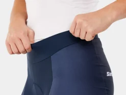 Shop Trek Bikes Santini Trek Factory Racing Women's Team Replica Short Dark Blue