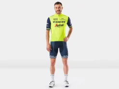 Best Sale Trek Bikes Santini Trek-Segafredo Men's Team Training Replica Jersey Radioactive Yellow/Dark Blue