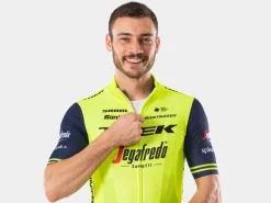 Best Sale Trek Bikes Santini Trek-Segafredo Men's Team Training Replica Jersey Radioactive Yellow/Dark Blue