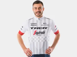 Cheap Trek Bikes Santini Trek-Segafredo Men's Team Supporters' Replica Jersey White