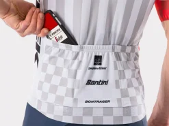 Cheap Trek Bikes Santini Trek-Segafredo Men's Team Supporters' Replica Jersey White