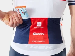 Online Trek Bikes Santini Trek-Segafredo Men's Team Cycling Jersey White/Dark Blue