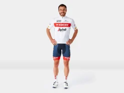 Cheap Trek Bikes Santini Trek-Segafredo Men's Team Replica Race Jersey White/Red