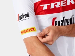 Cheap Trek Bikes Santini Trek-Segafredo Men's Team Replica Race Jersey White/Red