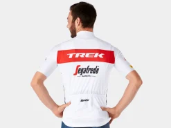 Cheap Trek Bikes Santini Trek-Segafredo Men's Team Replica Race Jersey White/Red