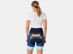 Shop Trek Bikes Santini Trek-Segafredo Women's Team Replica Short Dark Blue