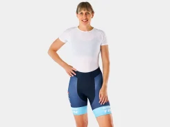 Shop Trek Bikes Santini Trek-Segafredo Women's Team Replica Short Dark Blue