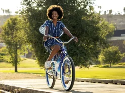 Fashion Trek Bikes Shibori Cruiser Go! Indigo Fade