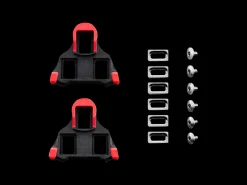 Outlet Trek Bikes Shimano SM-SH10 SPD-SL 0 Degree Cleat Set Red/Black