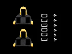 Fashion Trek Bikes Shimano SM-SH11 SPD-SL 6 Degree Cleat Set Black/Yellow