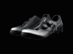 Hot Trek Bikes Shimano XC702 Men's Mountain Bike Shoe Black/Silver