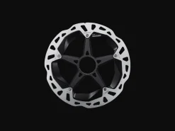 Clearance Trek Bikes Shimano XTR MT900 Centerlock Disc Brake Rotor with External-Notched Lockring Silver/Black