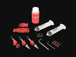 Flash Sale Trek Bikes SRAM Disc Brake Bleed Kit DOT Fluid V2 Red/Clear