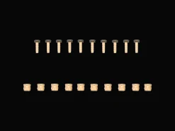 Hot Trek Bikes Tektro Hydraulic Brake Olive and Barb Hose Fittings - 10 Pack Gold