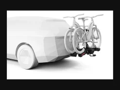 Discount Trek Bikes Thule Epos 2-Bike Universal Hitch Rack Black/Silver