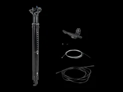 Hot Trek Bikes TranzX JD-YSP28 Dropper Seatpost With Suspension Black