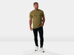 Fashion Trek Bikes Trek Bicycle Tonal Unisex T-Shirt Olive