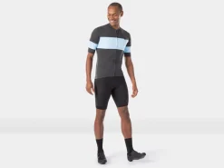 Best Sale Trek Bikes Trek Calivetta Short Sleeve Cycling Jersey Black/Light Blue