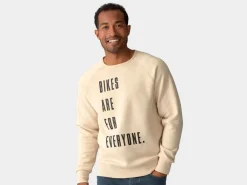 Sale Trek Bikes Trek Everyone Crewneck Unisex Sweatshirt Cream