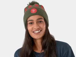 Outlet Trek Bikes Trek Holiday Pom Beanie Dark Green