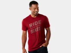 Best Trek Bikes Trek RBHFFG Unisex T-Shirt Dark Red