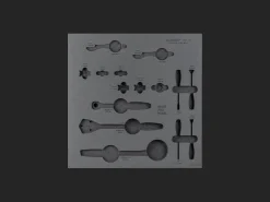 Outlet Trek Bikes Unior Production Bench Drawer - 5 Tool Tray Dark Grey