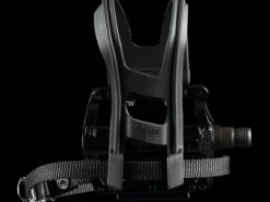 Discount Trek Bikes Wellgo B133 Alloy Large Platform Pedal Set with Clip & Strap Black/Silver