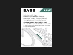 Clearance Trek Bikes Wolf Tooth B-RAD 2-Slot Base Mount Black