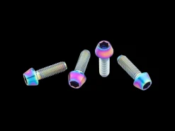 Best Trek Bikes Wolf Tooth Titanium Standard Water Bottle Cage Bolts Purple